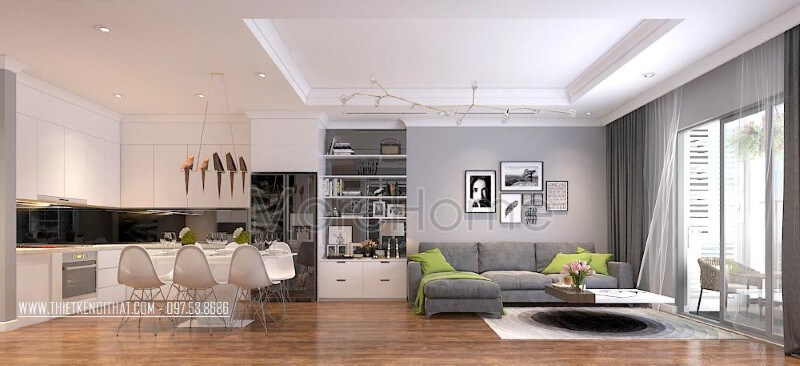 Ấn tượng các mẫu bố trí phòng khách hiện đại