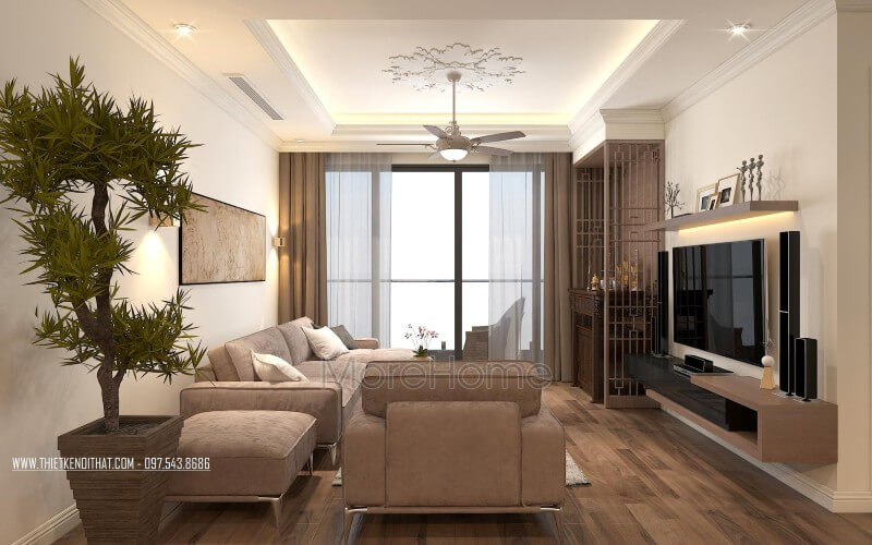 Ấn tượng với những mẫu trang trí phòng khách sang trọng và ấn tượng