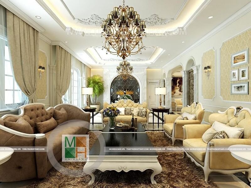 Ấn tượng với những mẫu trang trí phòng khách sang trọng và ấn tượng