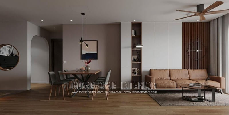 Thiết kế nội thất phòng khách chung cư hiện đại Thiết kế chung cư